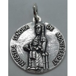 Medalla Virgen de Monserrat...