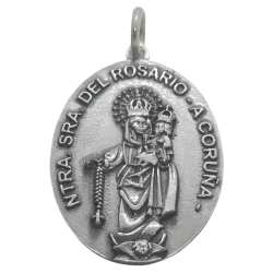 Medalla Virgen del Rosario...