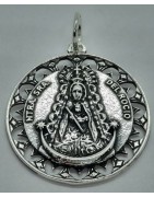 Medallas Virgen del Rocio de PLata de Ley