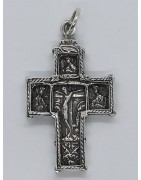 cruz gotica de plata de ley