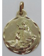Medalla San Francisco de Asis de oro