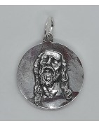 Medalla Cristo de las Angustias de Plata de Ley