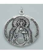 Medalla Virgen de los Remedios de Plata de Ley