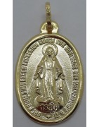 Medalla Virgen Milagrosa de Oro de Ley