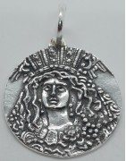 Medalla Virgen de Zamarrilla de Plata de Ley