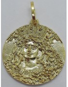 Medalla Virgen Zamarrilla de Oro de Ley