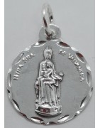 Medalla Virgen de Valvanera de Plata de Ley