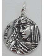 Medallas Virgen de las Penas de plata de Ley