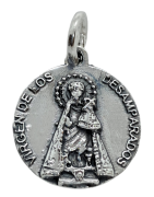 Medalla Virgen de los Desamparados de Plata de Ley