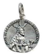 Medalla Sagrada Cena de Plata de Ley