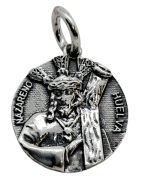 Medalla Jesus Nazareno de Huelva de Plata de Ley
