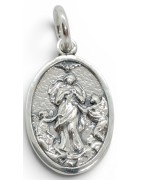 Medalla Virgen Desatanudos de Plata de Ley
